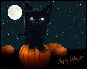 Read more about the article Halloween Witch and Cat Halloween cat scary moon cute profile wallpapers desktop backgrounds whimsical spooky illustration themes happy kunst kawaii poems status wallpapercave vector