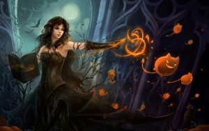 Read more about the article Halloween Witch Screensavers Haunted house wallpapers desktop