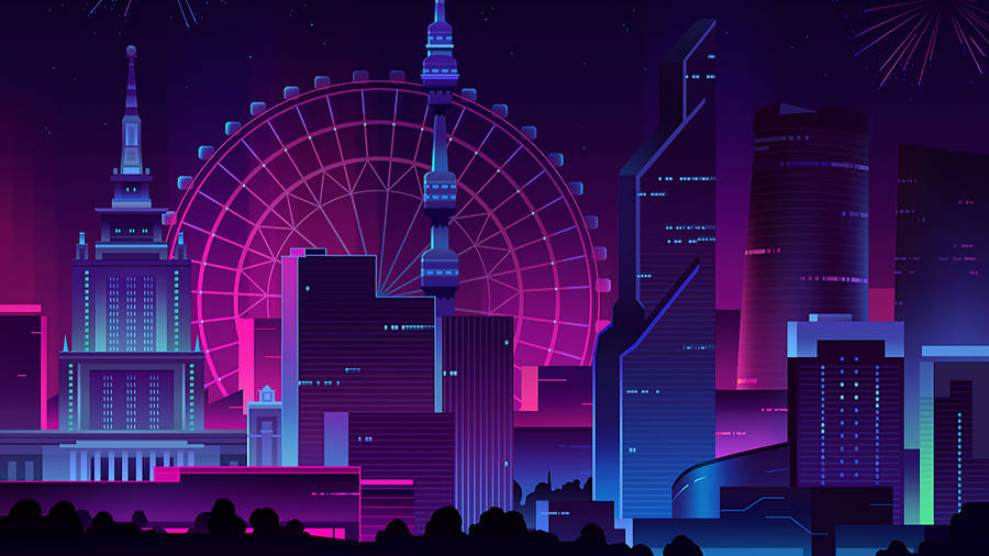 You are currently viewing aesthetic cyberpunk neon city wallpaper City desktop wallpaper japan