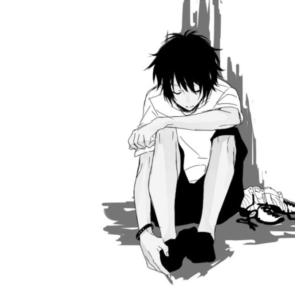 You are currently viewing sad boy moon wallpaper Lonely boy anime pics wallpapers