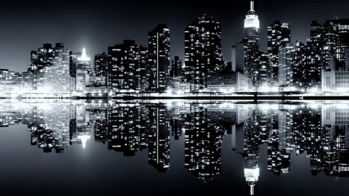 New York Black And White Tumblr Wallpaper - Black And White City Scene