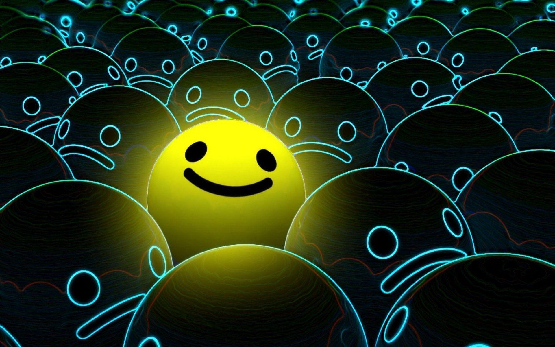 You are currently viewing Neon Smiley-Face Wallpaper Awesome smiley face wallpapers