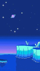 Read more about the article aesthetic pixel art night sky Kawaii pixel sky wallpapers